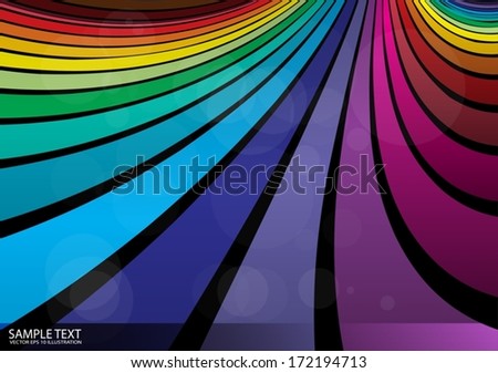 Rainbow vector color slide background  illustration - Vector color abstract background illustration