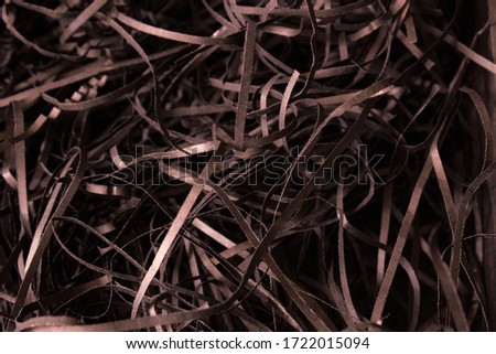 Brown color new background or wallpaper with brown lines different size and length with no order in lines, industrial and urban technology background or wallpaper for young and successful