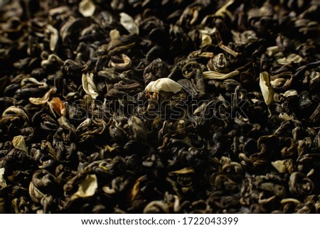 Close up Jasmine Green Tea