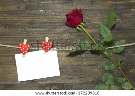 Abstract background of love with rose concept