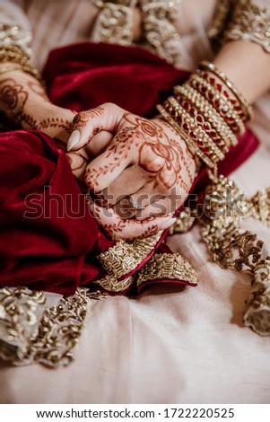 Beautiful Detailed Henna Wedding Hands 