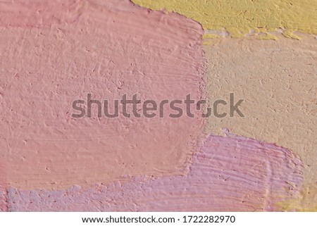 Wall texture grunge background with a lot of copy space. Colorful abstract painted background. Pink painted wall texture.