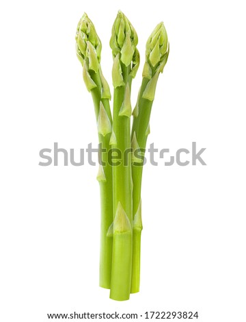 asparagus isolated on white background, clipping path, full depth of field Royalty-Free Stock Photo #1722293824