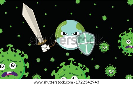 The Mother Earth Protection Vector Design