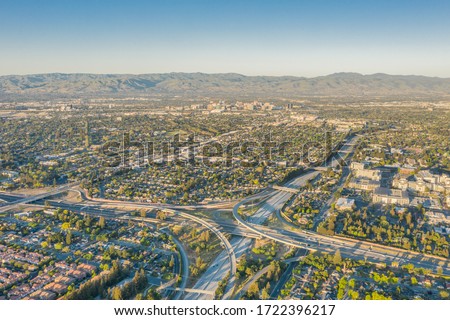 San Jose from Above on Clear Day