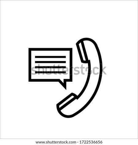 Phone and communication vector icon set