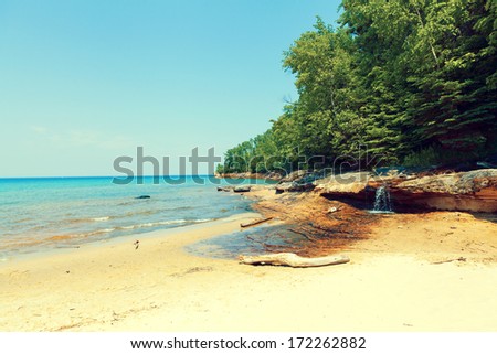 Upper Peninsula Beach - Michigan, USA 