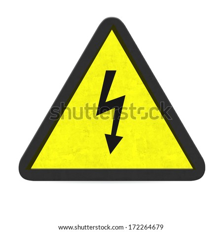 danger of electrocution sign