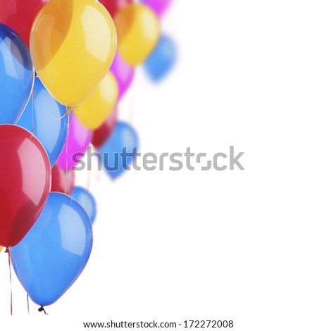 Colorful balloons Royalty-Free Stock Photo #172272008