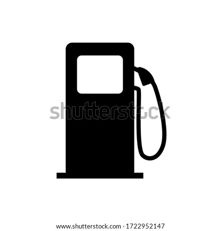 Gas station vector icon for eps 10 Royalty-Free Stock Photo #1722952147