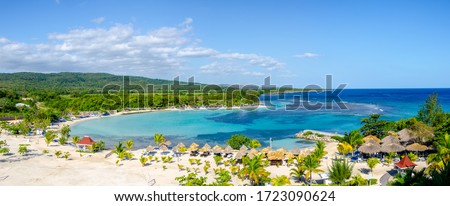 Runaway Bay Jamaica Beach Caribbean Royalty-Free Stock Photo #1723090624