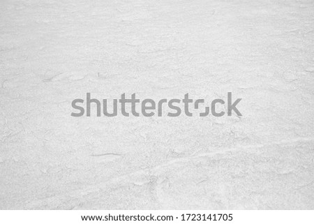 Scenery natural background of the snow surface on the ground