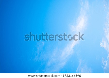 Cloud with blue sky . background