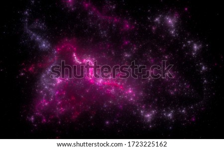 Star field background . Starry outer space background texture . Colorful Starry Night Sky Outer Space background. Space missions, travel.
