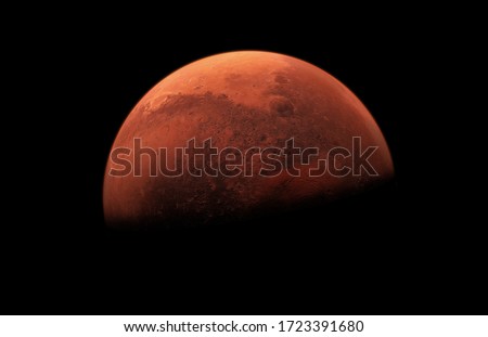 Picture of Mars the Red Planet Royalty-Free Stock Photo #1723391680