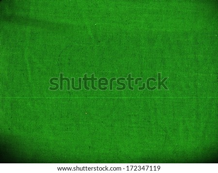 Green fabric texture for background