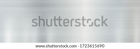 Texture - panorama silver metal background Royalty-Free Stock Photo #1723615690