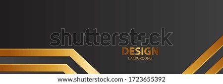 gold banner Abstract vector background board for text and message design modern. vector illustration
