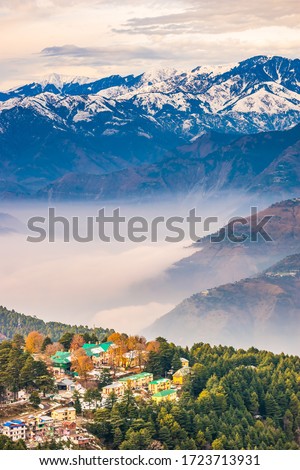 View at Dalhousie, Himachal Pradesh, India Royalty-Free Stock Photo #1723713931
