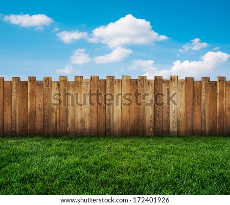 garden fence Royalty-Free Stock Photo #172401926