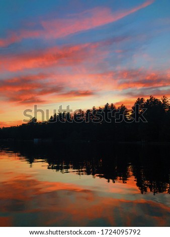 Sunsets on Old Forge Pond