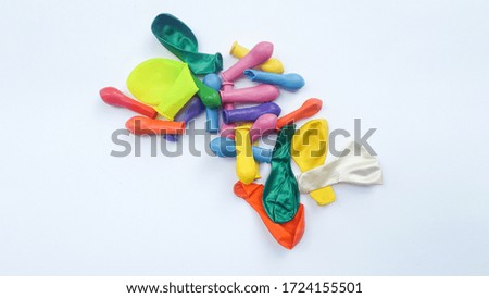 children's balloons multi colored small

