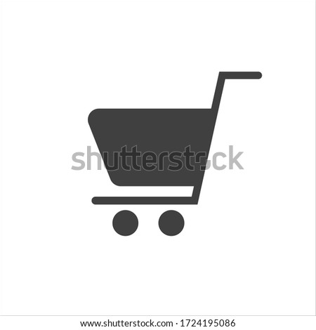 Shopping basket icon on a white background.