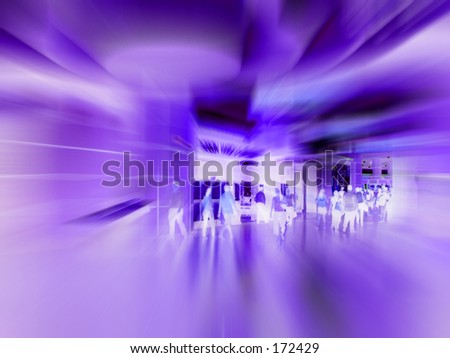 Abstract View of Shopping Mall