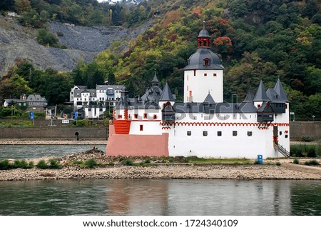 Rhine river photographed in Germany. Picture made in 2009.