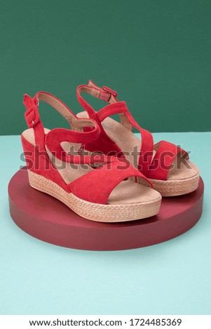 Photo shoes for an online store