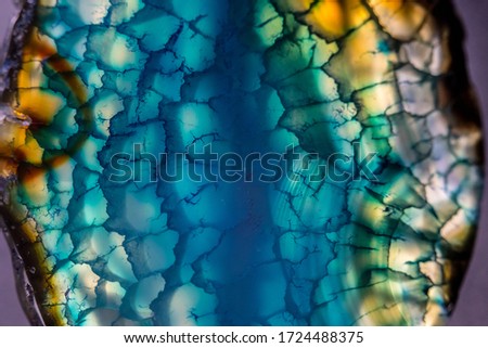 Beautiful color cut of opal stone