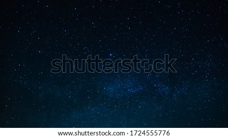 Blue night starry sky, space, background for screensaver. Astrology, horoscope, zodiac signs Royalty-Free Stock Photo #1724555776