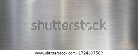Fine metal brushed wide steel or aluminum textured background Royalty-Free Stock Photo #1724607589
