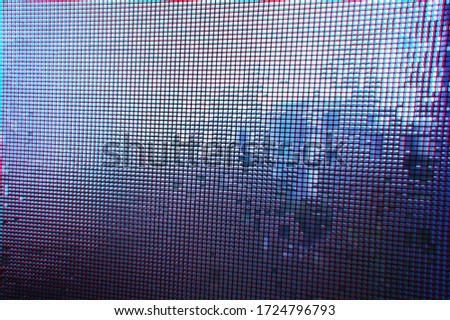 Window grating with water drops background