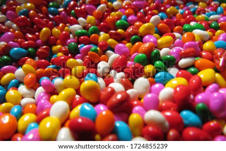 Picture of a variety of candies