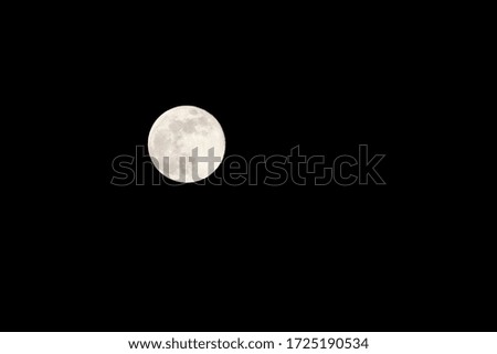07 MAY 2020, a picture of supermoon