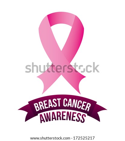 cancer over pink background vector illustration