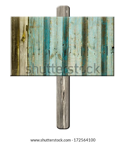road sign isolated on a white background