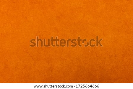 
Orange smooth fabric background texture