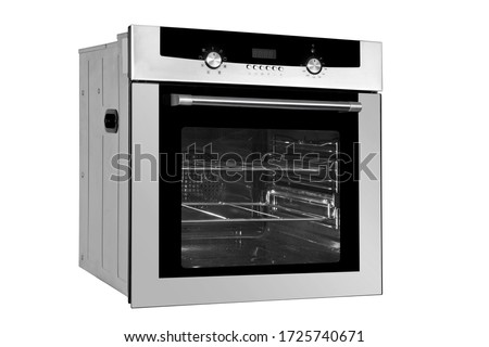 Kitchen oven isolated on white background Royalty-Free Stock Photo #1725740671