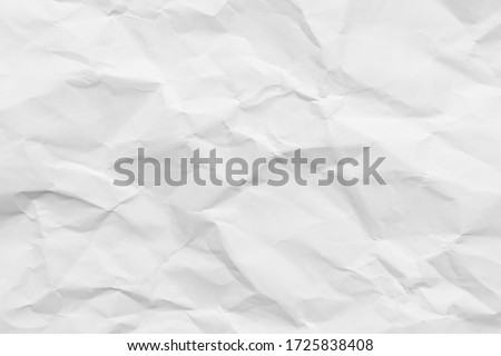 White crumpled paper texture background. Royalty-Free Stock Photo #1725838408