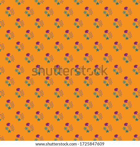 pattern with small cute flowers on background, colorful flowers background. abstract textile. painted pattern. digital texture. pattern for fashion prints, textile pattern, wrapping