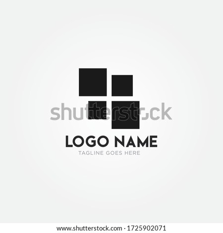 Awesome Square Digital Company Logo Design