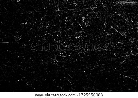 white scratches isolated on black background Royalty-Free Stock Photo #1725950983