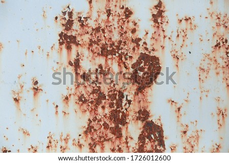 backdrop with rust on metal