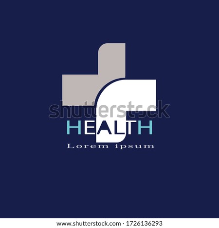 health cross logo for medical and health