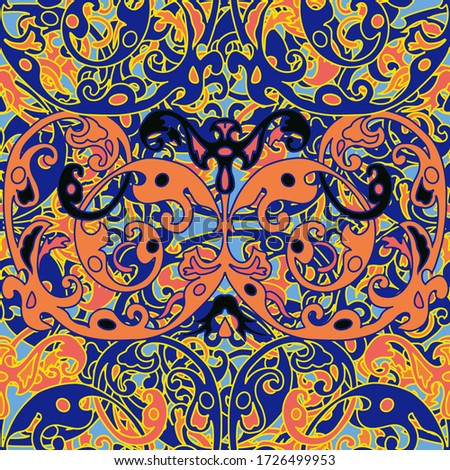 Antique. Vintage ethnic seamless pattern. Islamic, arab, arabic geometric multicolor summer print. Hipster hand drawn. Ancient backdrop. Wallpaper. prints on textiles, fabrics, clothes, boys, girls.