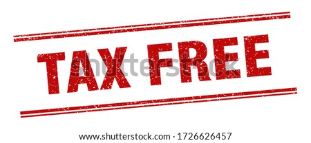 tax free stamp. tax free label. square grunge sign