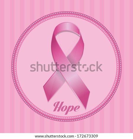 Vector Stylish Breast Cancer Design Editable