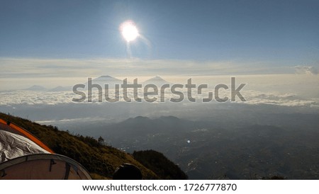 Photos of mountain and sun views